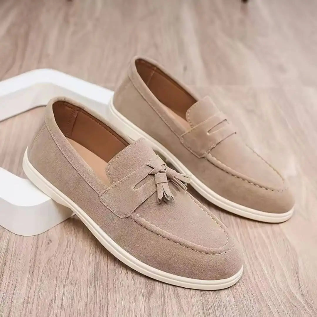 Old Money Heritage Suede Loafers