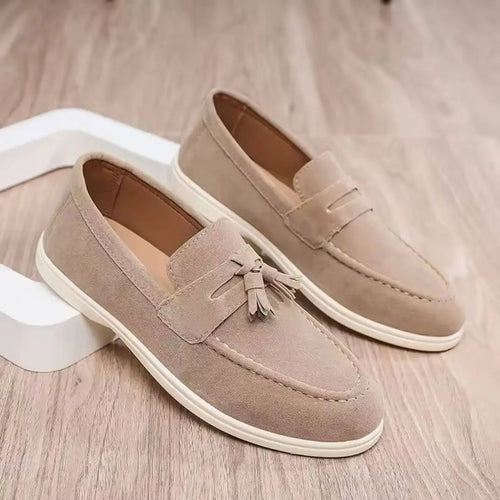 Old Money Heritage Suede Loafers