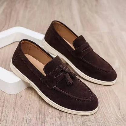 Old Money Heritage Suede Loafers
