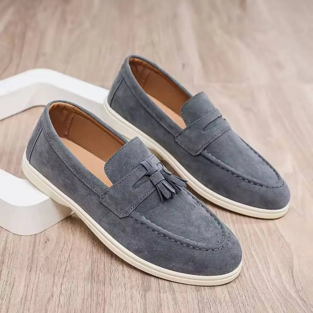 Old Money Heritage Suede Loafers