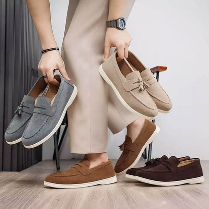 Old Money Heritage Suede Loafers